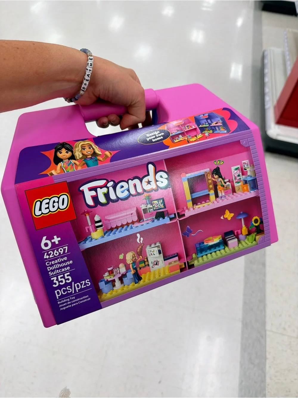 Lego Friends Creative Dollhouse Suitcase - Bright Pink
